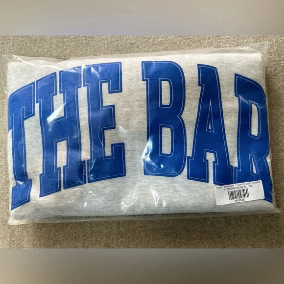 THIS HAS BEEN SOLD. Women's The Bar Sweatshirt Grey Blue XL - Picture 3 of 7